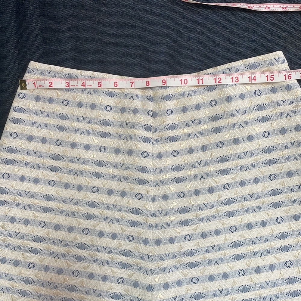 J.CREW JACQUARD FLARE SKIRT - Picture 7 of 14